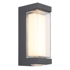 GLOBO 34316 PLIXON vonkajšie nástenné svietidlo LED 12W/1093lm 3000K IP54 antracit, biela