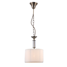 ITALUX PND-28343-1 Ferlena závesné svietidlo 1xE14 D240mm starožitná bronzová, biela