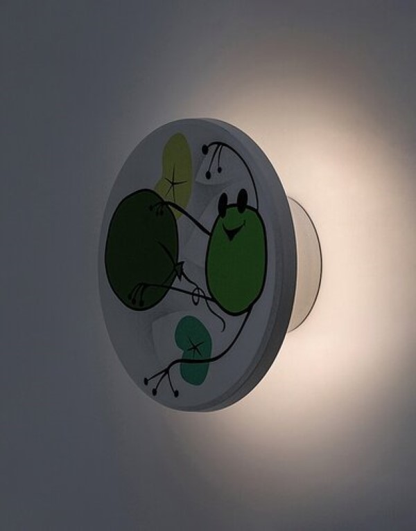 RABALUX 71070 Froggo nástenné svietidlo detské D120mm LED 9W/800lm 3000+4000+6500K biela, viacfarebná