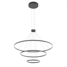 REDO 01-2486-TRIAC ORBIT závěsné svítidlo D600+1000+1500mm LED 186W/14801lm 4000K černá