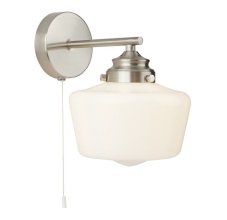 Searchlight 8708-1SS School House nástěnné svítidlo E27 1 x 40W IP44
