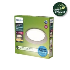 Philips UltraEfficient 8720169300972 Fleta stropné svietidlo D350mm LED 10W/1850lm 2700K priehľadná, SceneSwitch