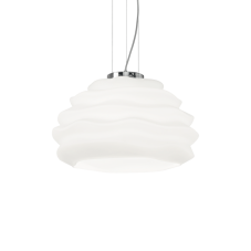 Závesné svietidlo Ideal lux 132389 KARMA SP1 SMALL 1xE27 60W chróm