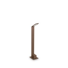 Ideal lux 326702 OUTDOOR AGOS vonkajšie stojanové svietidlo/stĺpik LED V600mm 6,5W 730/620lm 4000K IP54 kávová