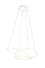 TRIO 349110131 DARVIN závesné svietidlo SMD LED 34W/4500lm 2300+3000+4000K biela matná, switchdimmer