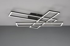 TRIO Reality R64423132 CORSO stropné svietidlo SMD LED 36W/4600lm 2700-6000K čierna matná, stmievateľné, diaľkový ovládač