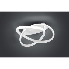 TRIO R62051131 COURSE stropné svietidlo LED D450mm 18W/2400lm 4000K, matná biela, switchDimmer