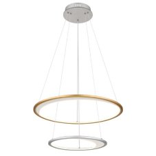 GLOBO 67333-44H UMBRA závesné svietidlo D617mm LED 40W/2127lm 2700-6500K strieborná, zlatá, biela, diaľkový ovládač