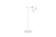 TRIO Reality R57791101 MAXIMA dotyková stolná lampička/nástenné svietidlo SMD LED V410mm 3W/250lm 3000K biela, nabíjateľná batéria, USB-C port