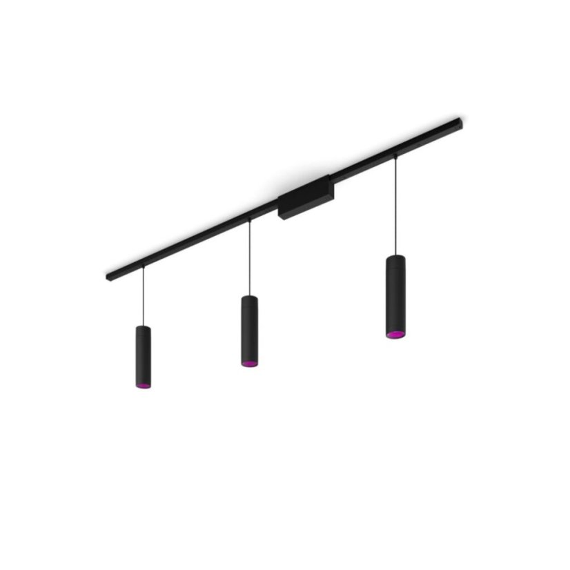 8719514407725 Philips Hue White and Color Ambiance Perifo závěsné svítidlo LED - souprava 15,6W/3x490lm 2000-6500K+RGB černé