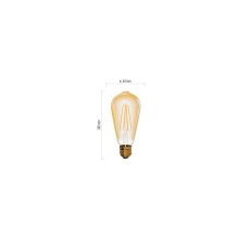 Emos LED žárovka E27 Z74302 Vintage 4W 470lm 2200K ST64 teplá bílá