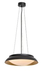 RABALUX 72134 Hafsa závesné svietidlo D400mm LED 24W/1250lm 3000K čierna, zlatá, biela