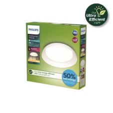 Philips UltraEfficient 8720169301016 Fleta stropné svietidlo D350mm LED 10W/1850lm 2700K biela, SceneSwitch