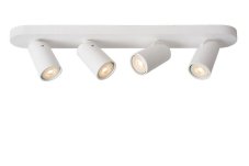 LUCIDE 23954/21/31 XYRUS stropné bodové stmievateľné svietidlo/spot 4xGU10/5W W9 L60 H12.5cm biela