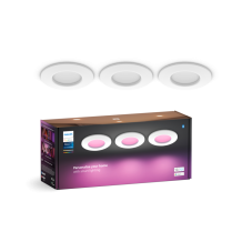 Philips Hue White and color ambiance 8720169264731 Slim downlight S zápustné svietidlo D90mm LED 8,3W/1000lm 2200-6500K+RGB IP44 biela 3-set