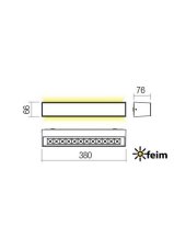 REDO 90260 AROOS exteriérové nástenné svietidlo SMD LED 21W 1283lm 3000K IP65 antracit