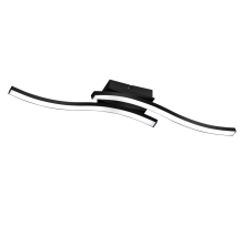 TRIO R62472132 ROUTE stropné svietidlo LED 2x5W/500lm 3000K, matná čierna, biela