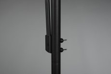 TRIO 411400232 BURTON stojací lampa 1xE27, 1xE14 V1740mm  černá matná, kouřová