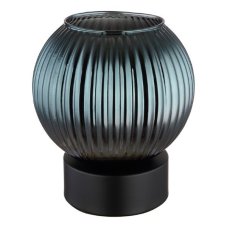 GLOBO 15638TP ZUMBA stolná lampička V170mm 1xE27 čierna, modrá