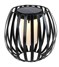 RABALUX 77167 Savoca solární dekorativní svítidlo V180mm LED 1W/5lm 3000K IP44 černá
