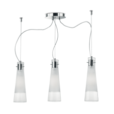 Závesné svietidlo Ideal lux 033952 KUKY SP3 TRASPARENTE 3xE27 60W