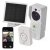 Emos H4030 GoSmart Domovní solární bezdrátový bateriový videozvonek, bílá, Wi-Fi