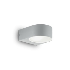 Exteriérové ​​nástěnné svítidlo Ideal lux 092218 IKO AP1 GRIGIO 1xE27 60W IP54