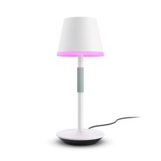 8719514404571 Philips HUE Go prenosná dotyková stolná lampička LED 36cm 6,2W/530lm CCT RGB IP54 biela bluetooth vrátane batérie