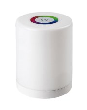RABALUX 74209 Tipy dekoračná stolná lampička dotyková D90mm LED 0,8W/50lm 3000K biela, stmievateľné, nabíjacia batéria 3,7V 500mAh
