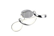 TRIO Reality R67281106 PADUA stropné svietidlo SMD LED 28W/3400lm 4000K chrómová, switchdimmer