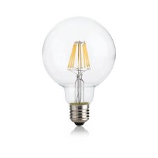 Ideal Lux 153971 LED žiarovka E27 Filament G95 8W/920lm 4000K priehľadná, globe