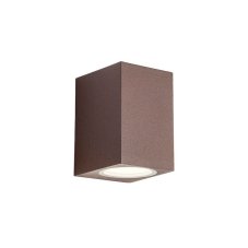 REDO 90528 BRIO venkovní nástěnné svítidlo COB LED 6W 665/492lm 3000K IP54 rezavě hnědá