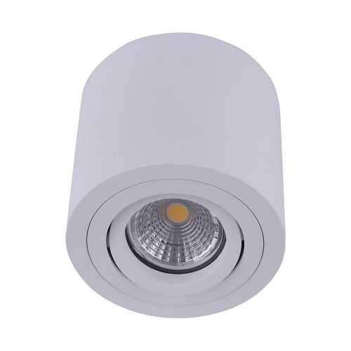 EMITHOR 48606 ALMAN 80mm povrchové bodové svítidlo 1xGU10 / MAX 50W, IP20, bílá