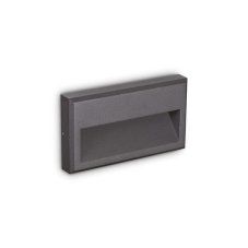 Ideal Lux 250854 FEBE vonkajšie nástenné svietidlo LED 6W/490lm 3000K IP65 antracit