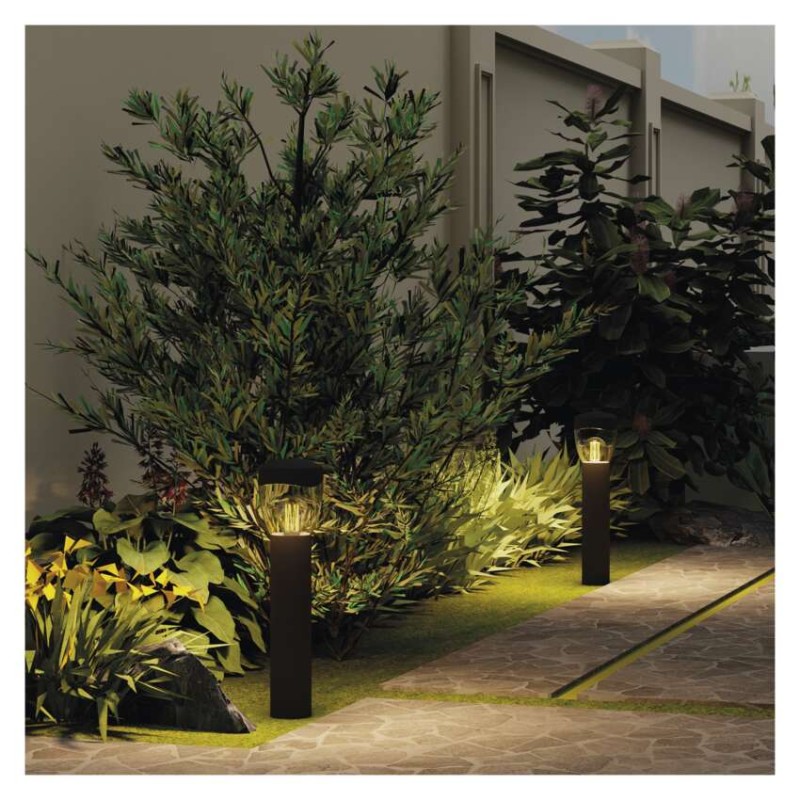 Emos ZGA0C0P ARTEO venkovní stojanové svítidlo/sloupek E27 120 × 120 × 800 mm  IP44 antracit