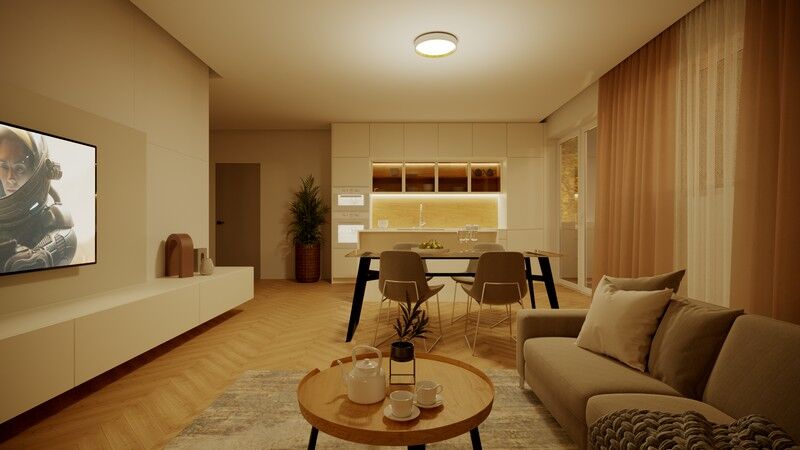 Philips 8720169301375 Hanno stropné svietidlo D384mm LED 24W/2700lm 2700K biela, zlatá, SceneSwitch