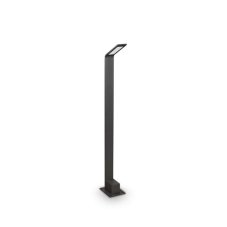 Ideal lux 326733 OUTDOOR AGOS vonkajšie stojanové svietidlo/stĺpik LED V800mm 6,5W 670/560lm 3000K IP54 čierna