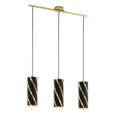 Eglo 97767 PINTO NERO 1 Závesné svietidlo E27 3X60W