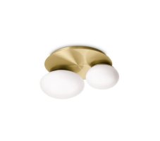 Ideal Lux 293653 NINFEA stropné svietidlo 2xGX53 saténová mosadz