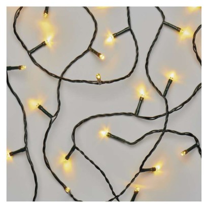 D4AW06 EMOS CLASSIC vánoční řetěz 500 LED, zelený drát, 50m, časovač, teplá bílá, IP44