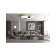 Immax 07130-B80 NEO DIAMANTE stropné svietidlo LED D800mm 60W/4450lm 2700-6500K matná čierna, diaľkové ovládanie