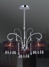 MDM1583 / 3 ITALUX Span glamour křišťálové závěsné svítidlo 3X40W E14 IP20