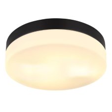 GLOBO 32112B VRANOS vonkajšie stropné svietidlo D240mm 2xE27 IP44 matná čierna, biela