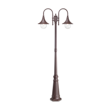IdealLux 246840 CIMA PT2 záhradný stĺpik E27 2x60W IP43 kávová