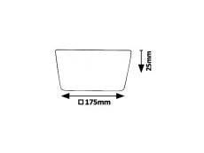 Rabalux 5373 Oleg zápustné LED svítidlo 175mm 18W / 1890lm 4000K IP65 / IP20 bílá