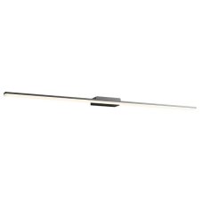 REDO 01-2510 BARRIO nástenné svietidlo nad zrkadlo š1200mm LED 34W/3312lm 3000K IP44 čierna