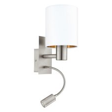 Eglo 96484 PASTERI textilné nástenné svietidlo 1xE27/LED 3,5W=380lm 2700K