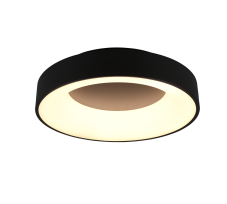 TRIO 671210132 GIRONA stropné svietidlo LED D450mm 27W/3100lm 3000K čierna matná, switchdimmer