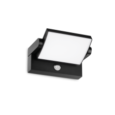 Ideal Lux 287737 SWIPE vonkajšie nástenné svietidlo so senzorom LED 21W 2300/1320lm 3000K čierna