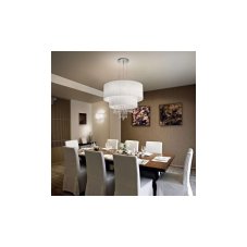 Závěsné svítidlo / Luster Ideal lux 068299 OPERA SP6 BIANCO 6xE27 60W bílá